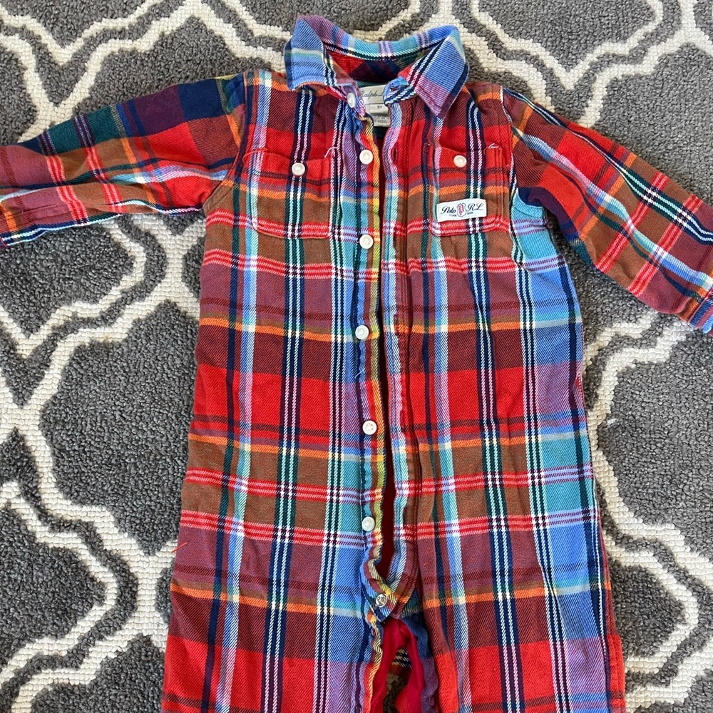 Onesie baby boy Ralph Lauren 9 month one size